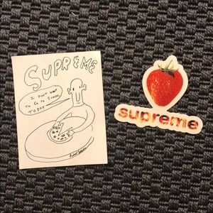 Two Supreme Stickers